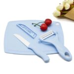 Chopping Board, Peeler & Knife Set